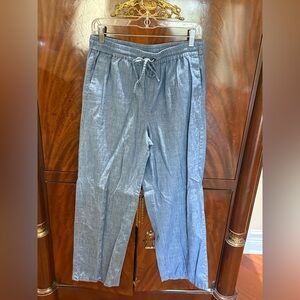 J. Crew Factory Cotton Slim Wide-leg Drawstring Pant